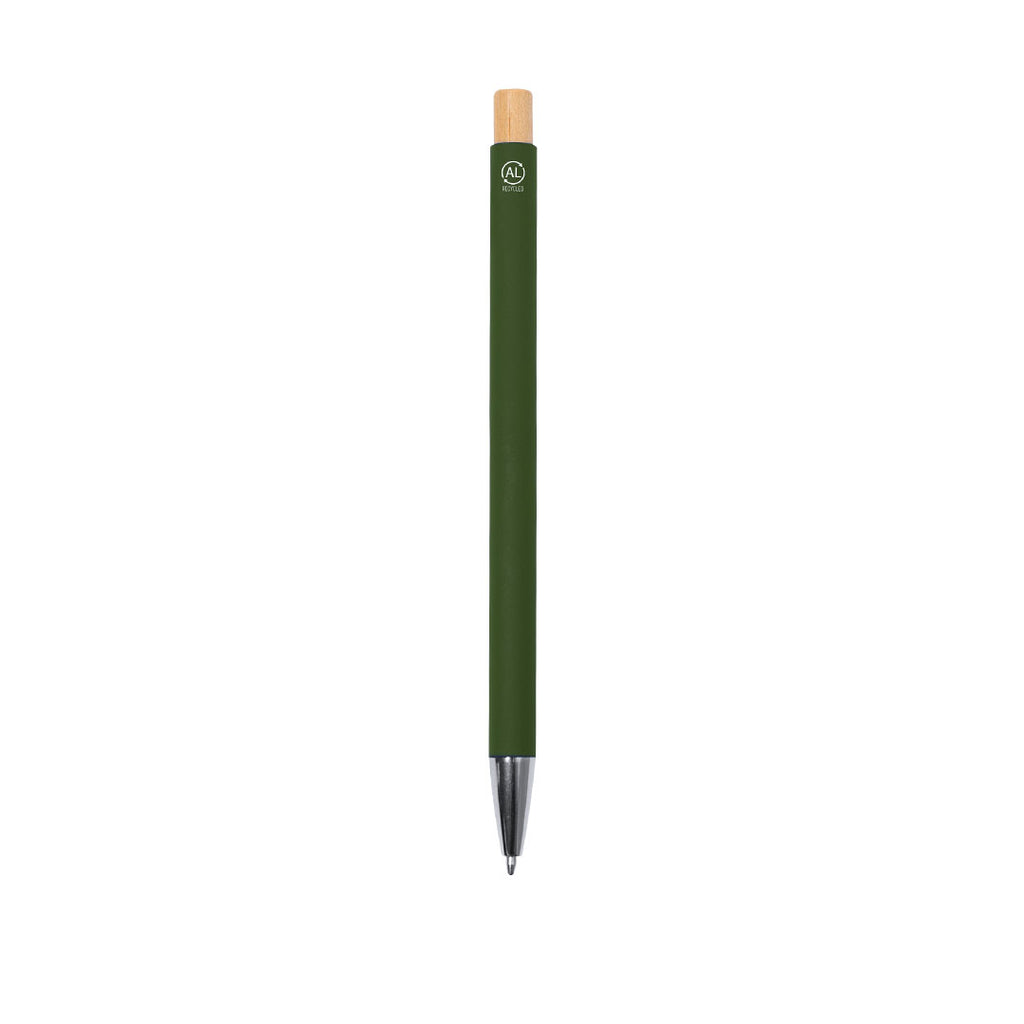 Stylo à bille à mécanisme à bouton fabriqué en aluminium recyclé bouton poussoir Kosif