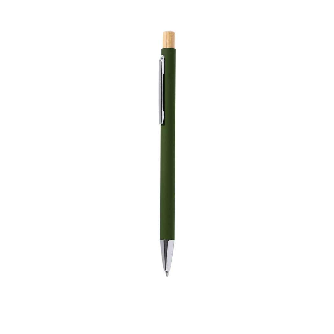 Stylo à bille à mécanisme à bouton fabriqué en aluminium recyclé bouton poussoir Kosif