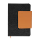 Bloc-notes A5 fabriqué en combinaison de Toile Recyclée et de PU Recyclé Renak