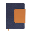 Bloc-notes A5 fabriqué en combinaison de Toile Recyclée et de PU Recyclé Renak