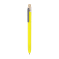 Stylo fabriqué en RABS. Dispose d'un clip en métal et d'un mécanisme à bouton fabriqué en bambou Pelnak