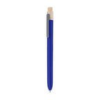 Stylo fabriqué en RABS. Dispose d'un clip en métal et d'un mécanisme à bouton fabriqué en bambou Pelnak