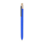 Stylo fabriqué en RABS. Dispose d'un clip en métal et d'un mécanisme à bouton fabriqué en bambou Pelnak