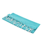 Serviette pareo de 180g/m2 en combinaison de coton recyclé et RPET Dikky