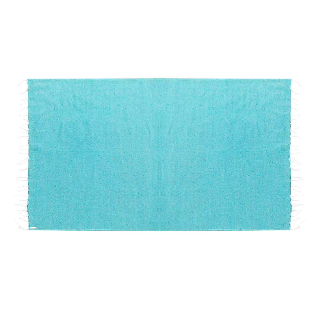 Serviette pareo de 180g/m2 en combinaison de coton recyclé et RPET Dikky
