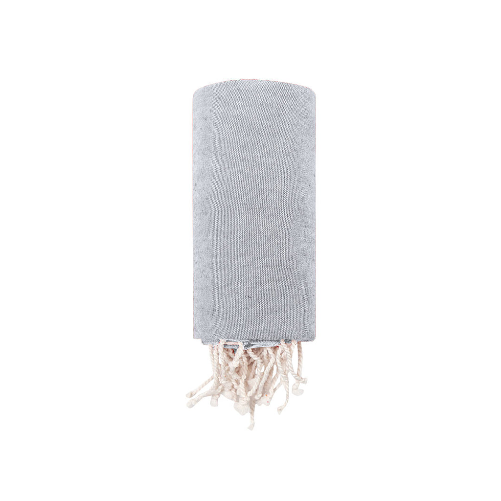Serviette pareo de 180g/m2 en combinaison de coton recyclé et RPET Dikky