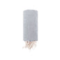 Serviette pareo de 180g/m2 en combinaison de coton recyclé et RPET Dikky