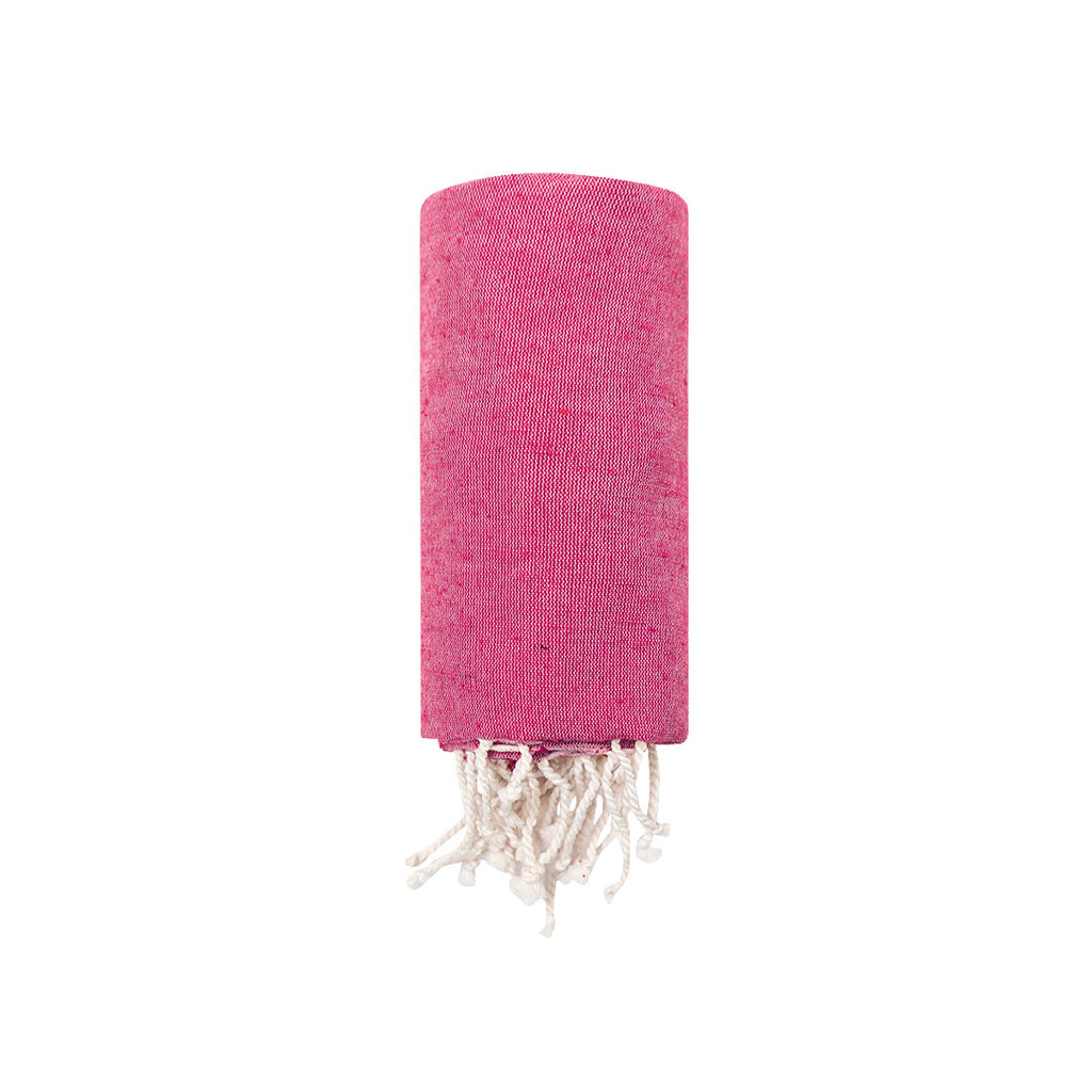 Serviette pareo de 180g/m2 en combinaison de coton recyclé et RPET Dikky