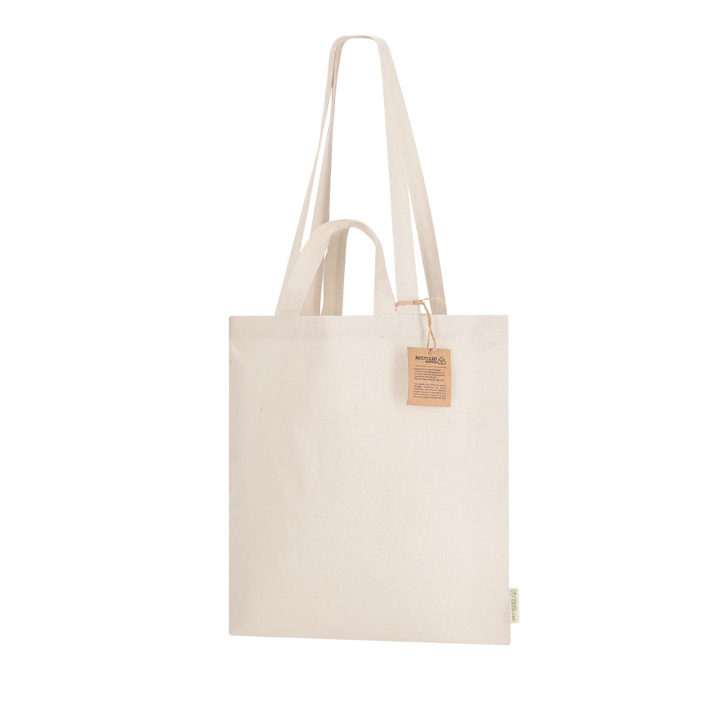 Sac tote bag en coton 140g doubles anses Drulik