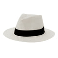 Chapeau de haute qualité confectionné en paille de papier blanche Klesnap