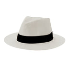 Chapeau de haute qualité confectionné en paille de papier blanche Klesnap