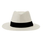 Chapeau de haute qualité confectionné en paille de papier blanche Klesnap
