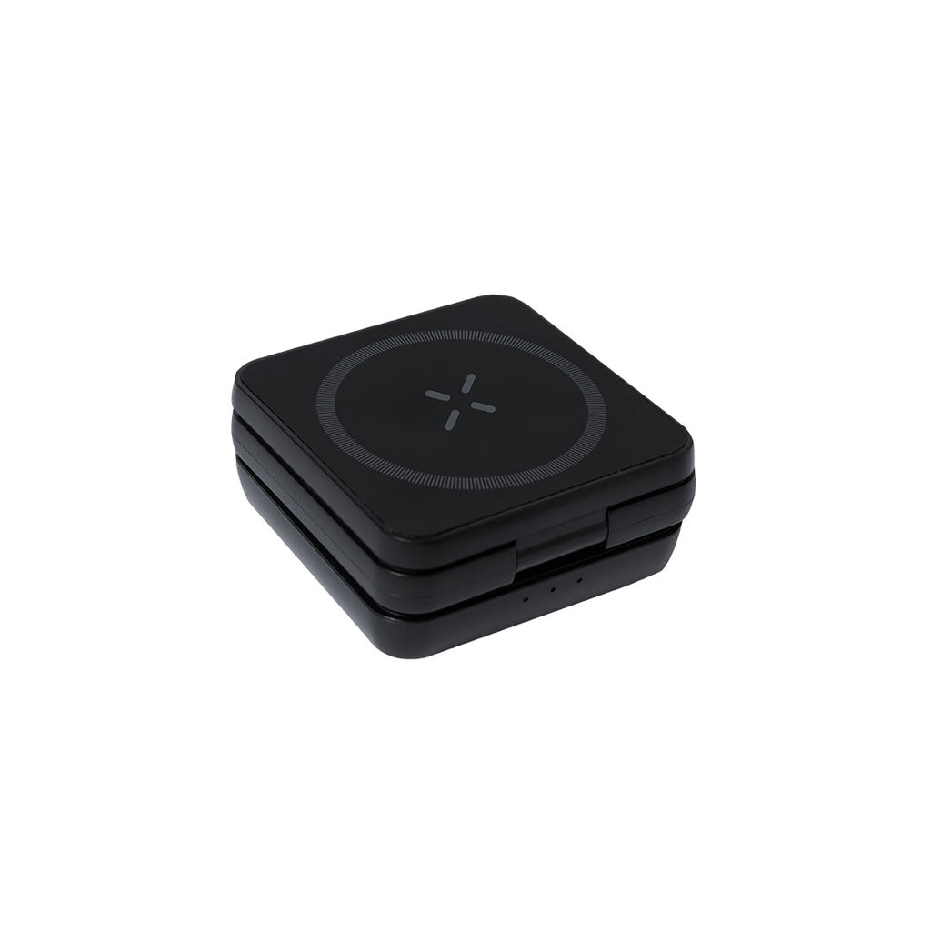 Chargeur sans fil magnétique 4 en 1 de 15W, fabriqué en ABS recyclé Komal