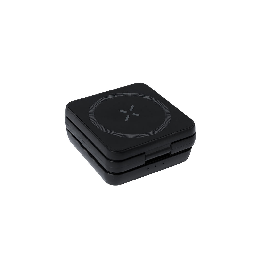 Chargeur sans fil magnétique 4 en 1 de 15W, fabriqué en ABS recyclé Komal