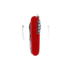 Couteau multifonctions avec accessoires en acier inoxydable avec 10 fonctions Texwol