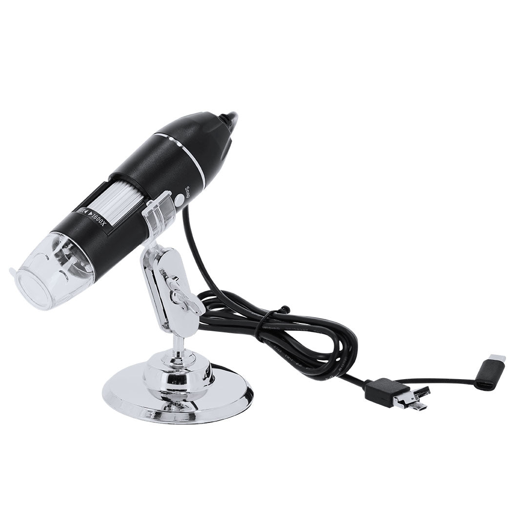 Microscope numérique compact avec un agrandissement de 0-1600X Lumière LED Patsmi 1600X