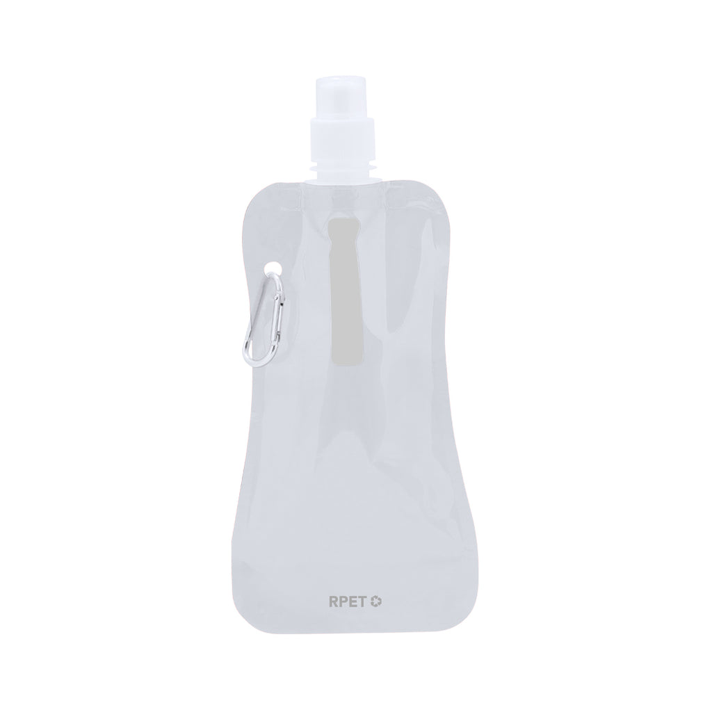 Gourde de 400ml avec corps flexible en matériau RPET Risix