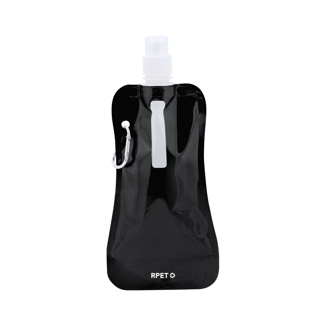 Gourde de 400ml avec corps flexible en matériau RPET Risix