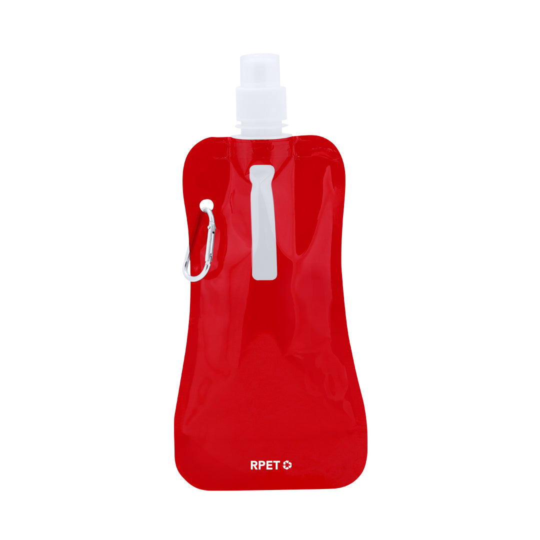 Gourde de 400ml avec corps flexible en matériau RPET Risix