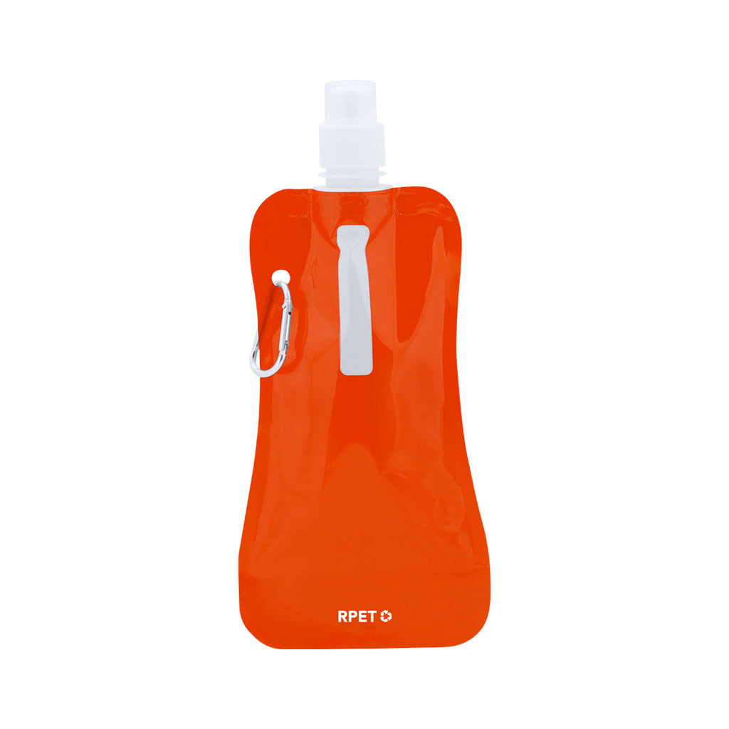 Gourde de 400ml avec corps flexible en matériau RPET Risix