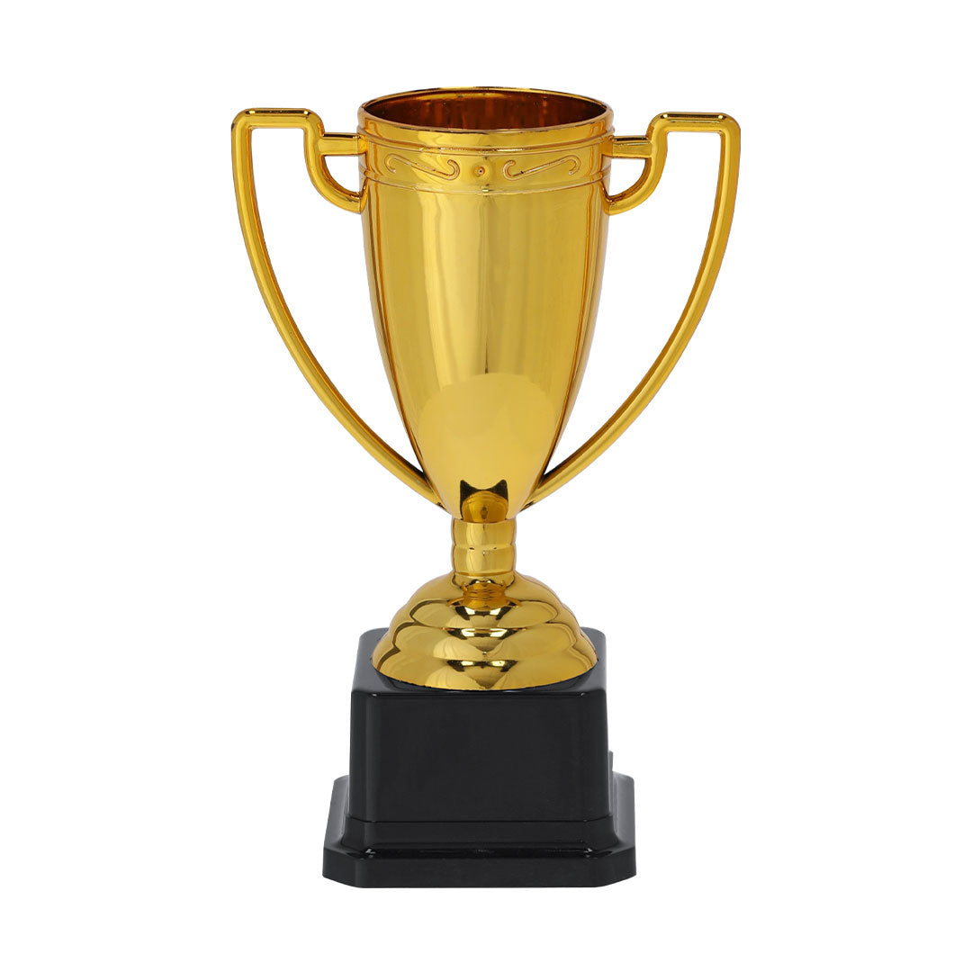Trophée avec une finition élégante brillante de couleur dorée Plinar