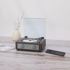 Lecteur CD de conception rétro batterie de 2000 mAh Bluetooth Hopson