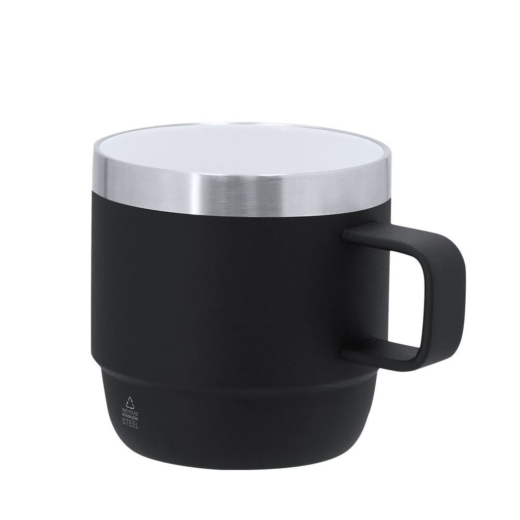 Tasse fabriquée en Acier Inox Recyclé à double paroi d'une capacité de 180 ml Milayka