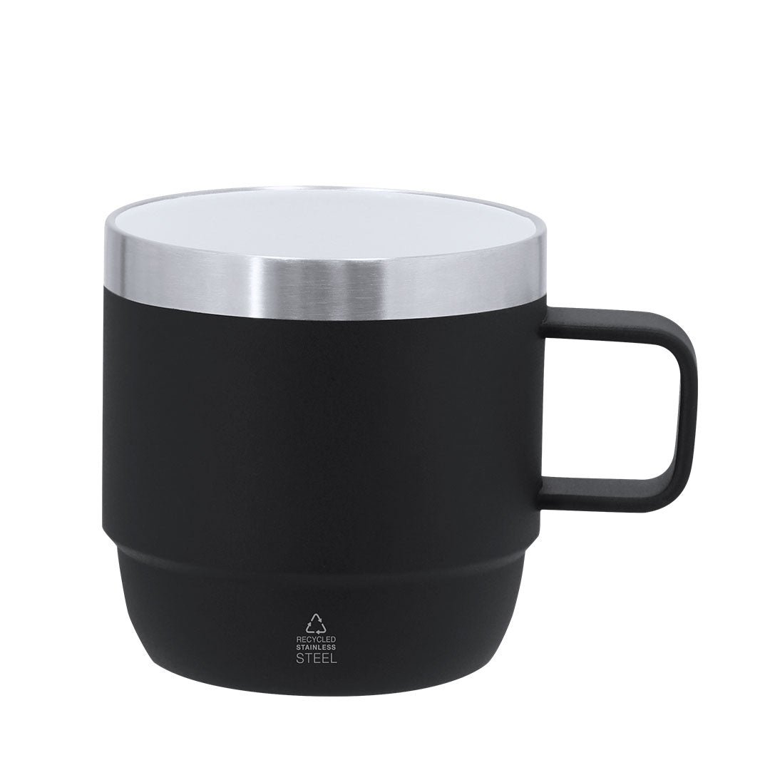 Tasse fabriquée en Acier Inox Recyclé à double paroi d'une capacité de 180 ml Milayka