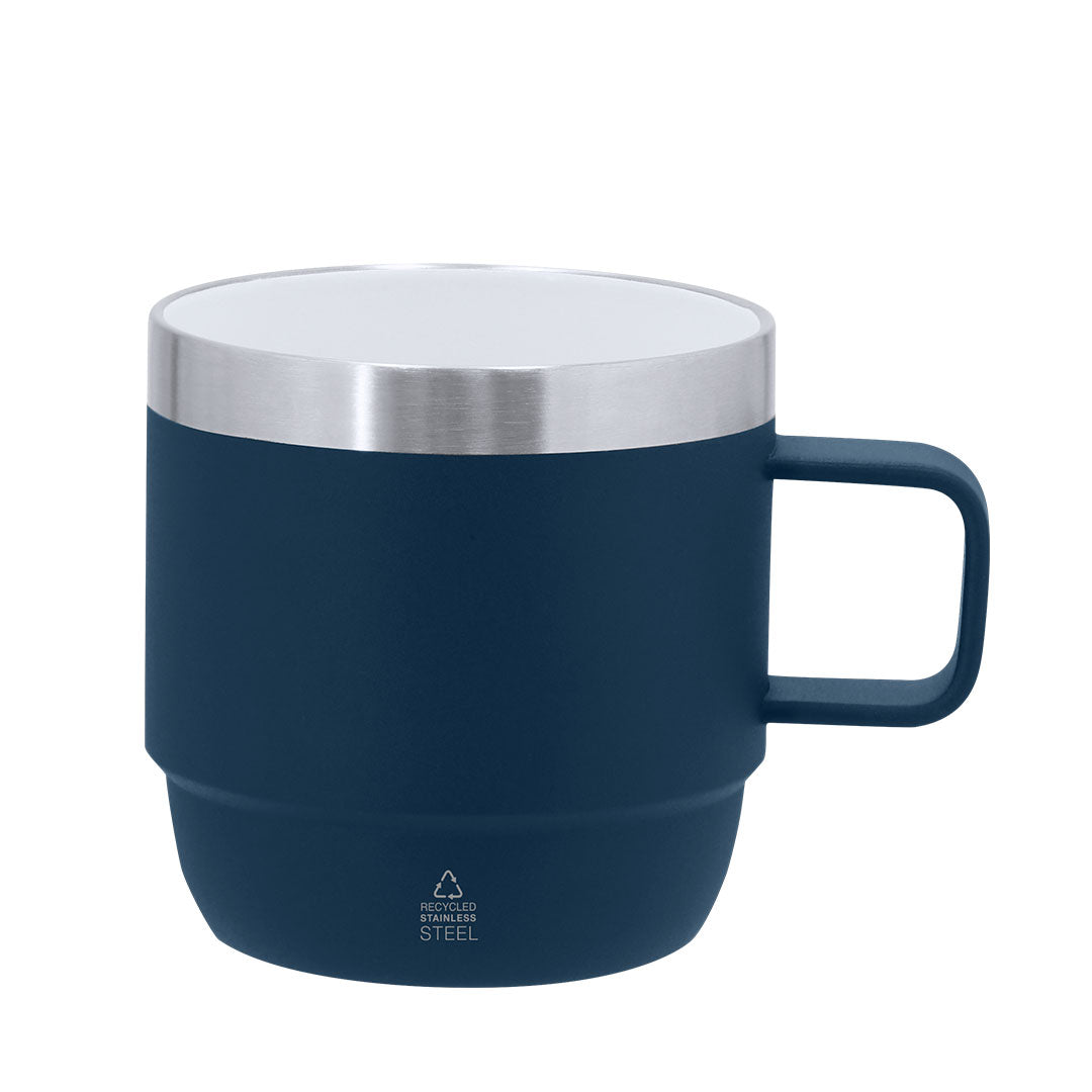 Tasse fabriquée en Acier Inox Recyclé à double paroi d'une capacité de 180 ml Milayka
