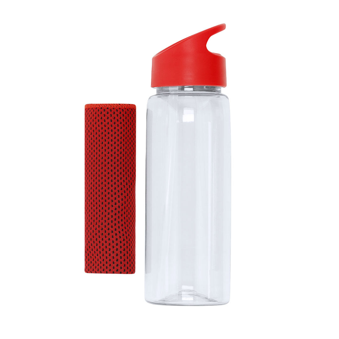 Gourde 800 ml et serviette Garyl