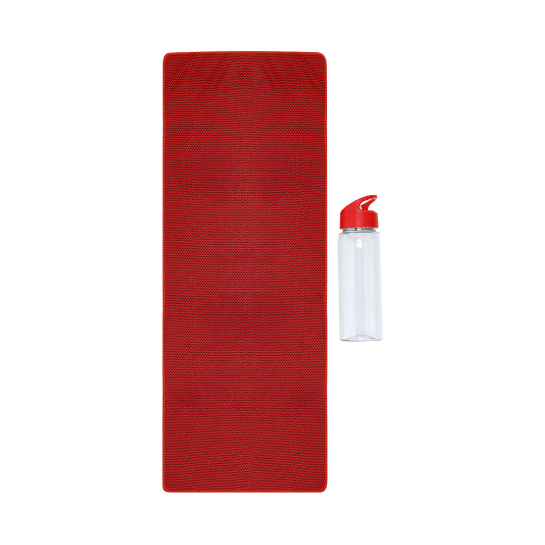 Gourde 800 ml et serviette Garyl