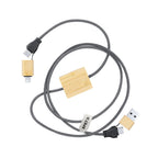 Câble de chargement de 60 W en combinaison de RPET et de bambou Segers