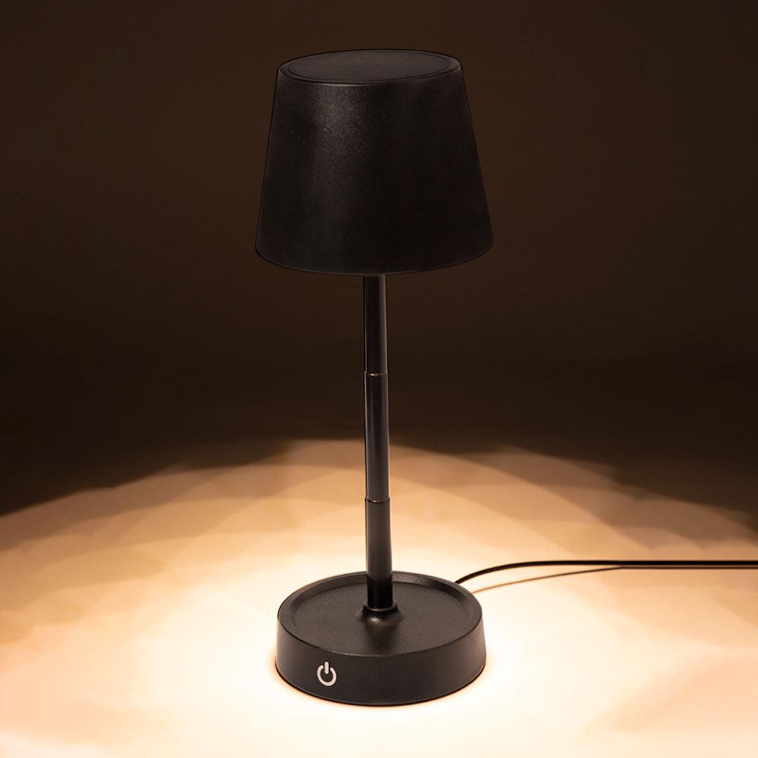Lampe de design en finition noire mate Kirsten