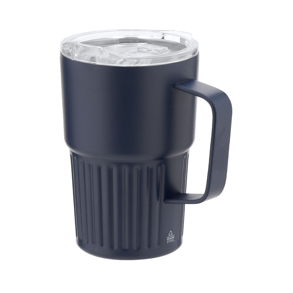 Tasse thermique en acier inox recyclé à double paroi et d'une capacité de 400 ml Finbar