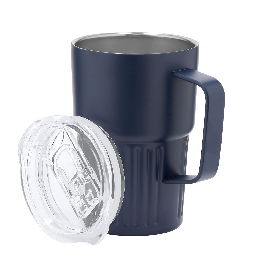 Tasse thermique en acier inox recyclé à double paroi et d'une capacité de 400 ml Finbar