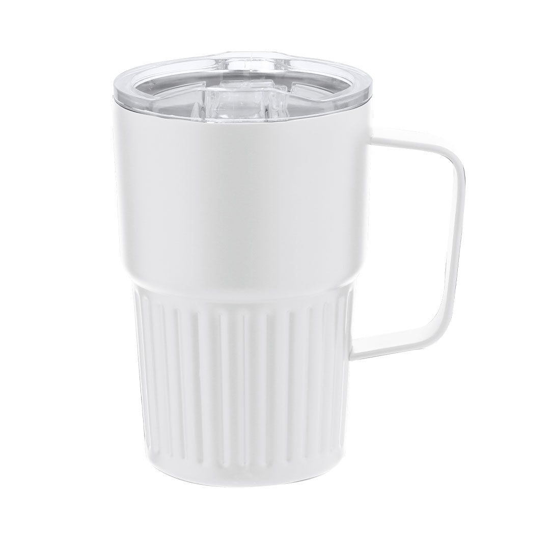 Tasse thermique en acier inox recyclé à double paroi et d'une capacité de 400 ml Finbar