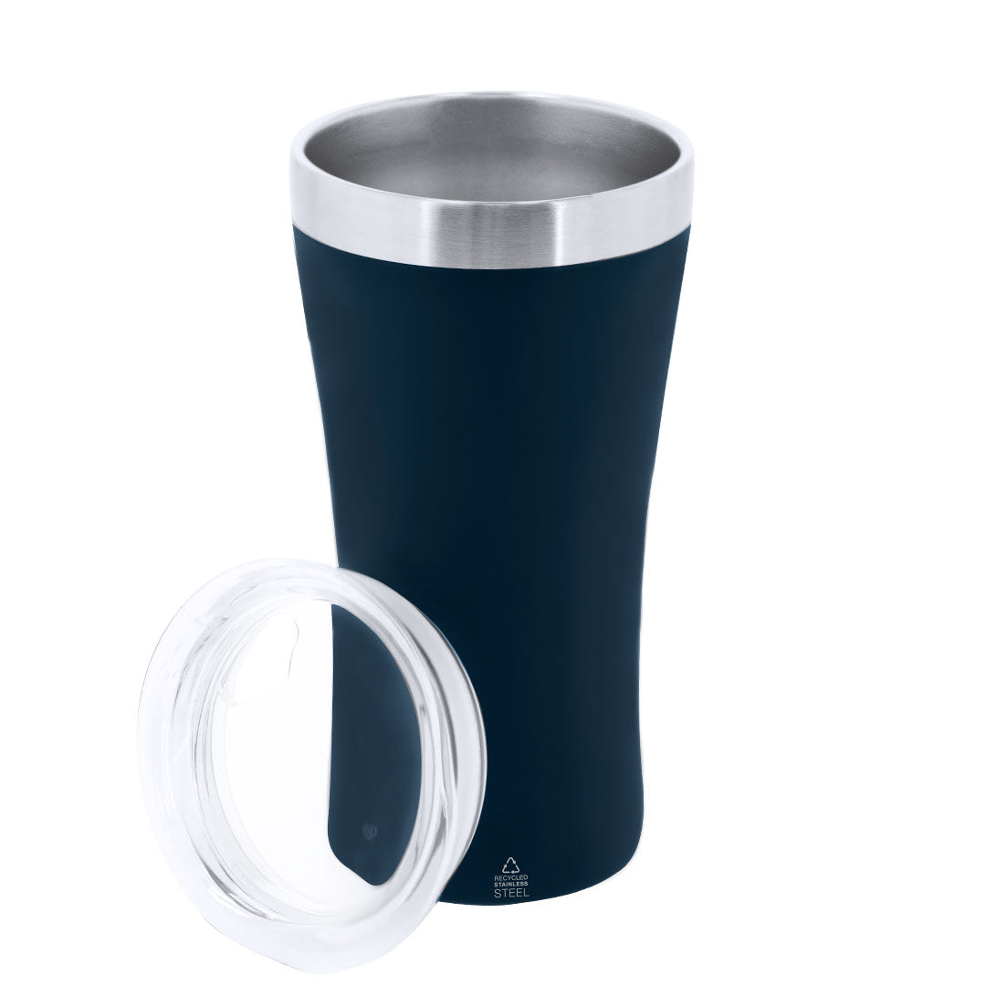 Verre thermique fabriqué en acier inox recyclé à double paroi et d'une capacité de 150 ml Cozard