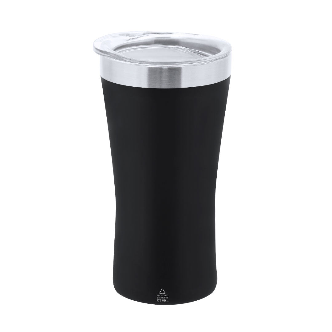 Verre thermique fabriqué en acier inox recyclé à double paroi et d'une capacité de 150 ml Cozard