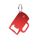 porte-clé ouvre-bouteille en Aluminium Recyclé avec design de chope Berman