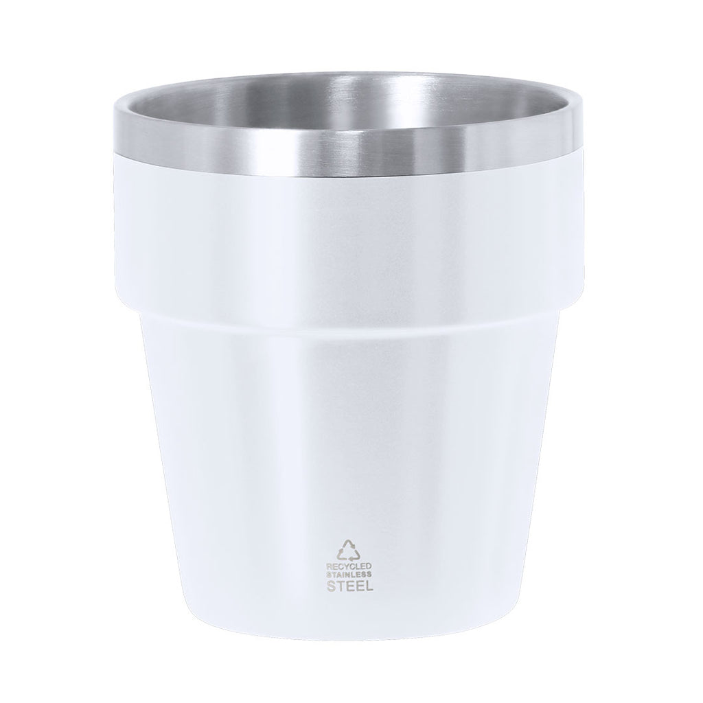 Verre thermique fabriqué en Acier Inox Recyclé à double paroi d'une capacité de 250 ml Mayden