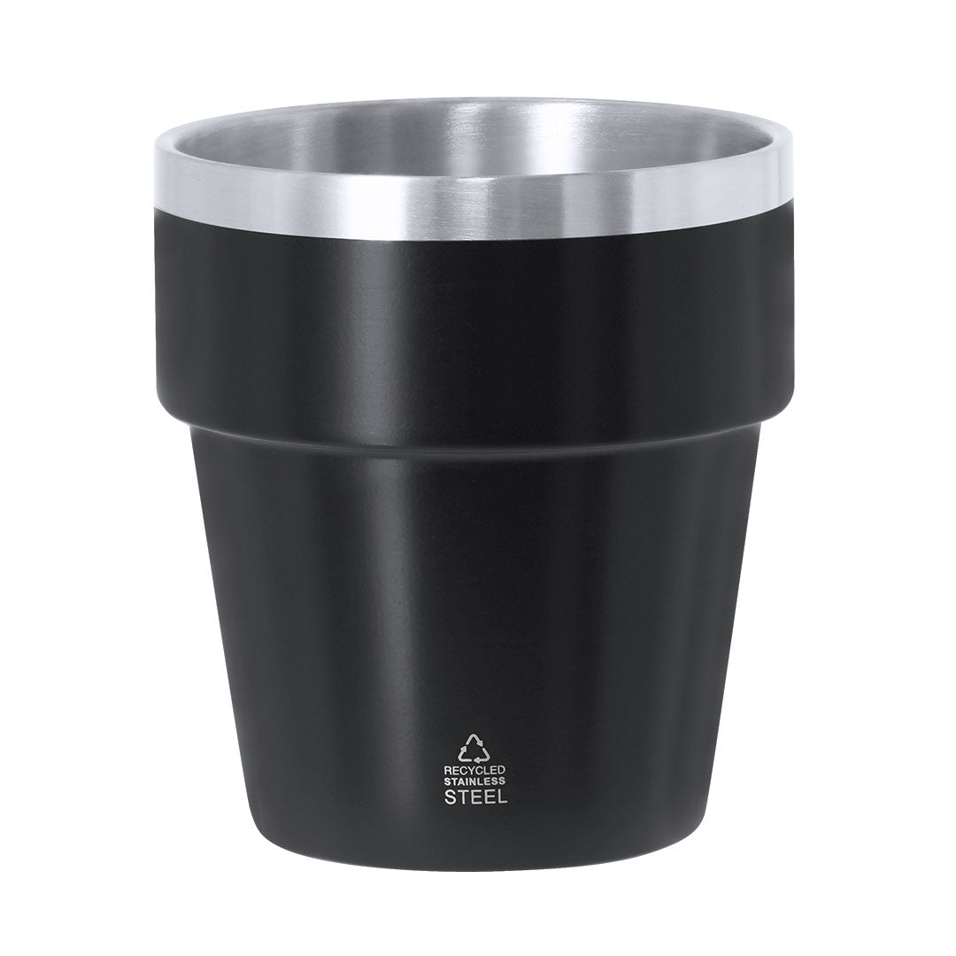 Verre thermique fabriqué en Acier Inox Recyclé à double paroi d'une capacité de 250 ml Mayden