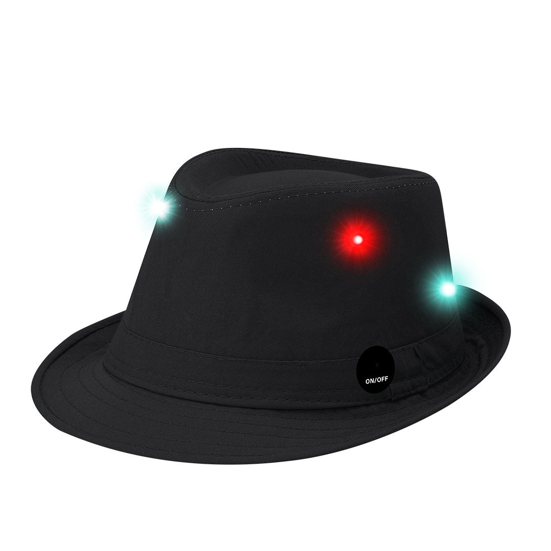 Chapeau avec des lumières LED multicolores Enzox