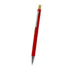 Stylo à bille élégant avec mécanisme à bouton fabriqué en bambou Zukry
