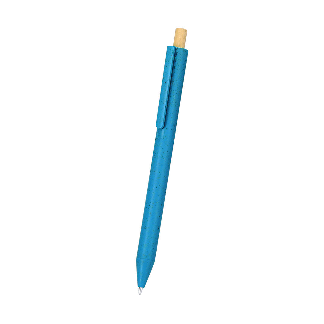 Set de stylo et crayon éternel fabriqués en paille de blé et bambou Okafor