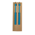 Set de stylo et crayon éternel fabriqués en paille de blé et bambou Okafor