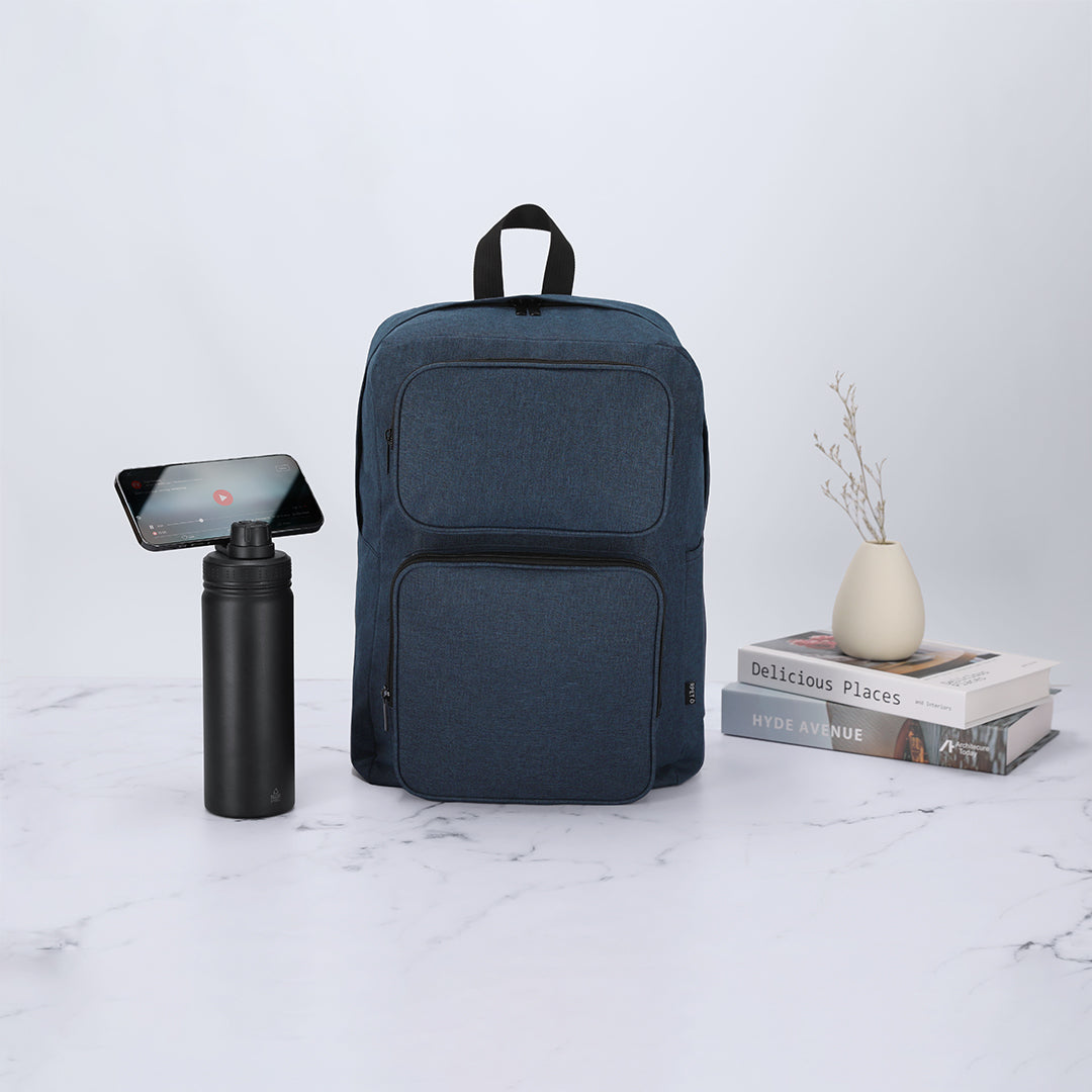 Sac fabriqué en polyester RPET 600D pour un ordinateur portable jusqu'à 15 pouces Necco