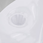 Fauteuil original avec accoudoirs et dossier en PVC solide Kokoro