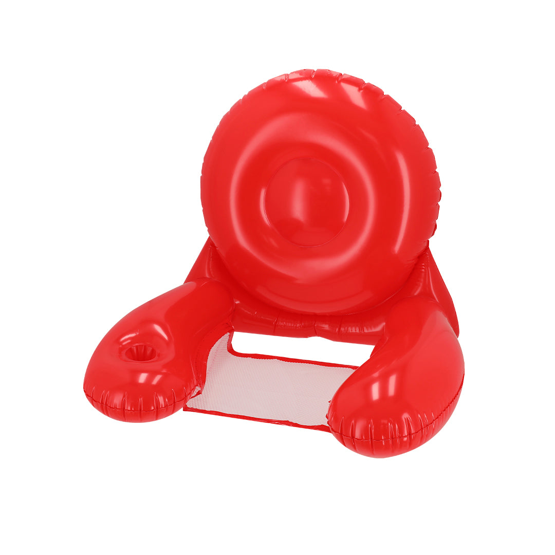 Fauteuil original avec accoudoirs et dossier en PVC solide Kokoro