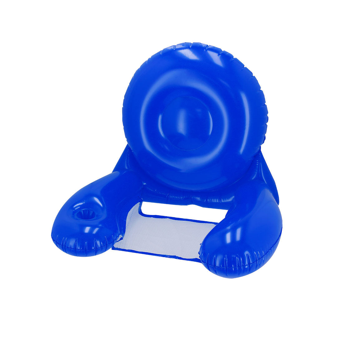 Fauteuil original avec accoudoirs et dossier en PVC solide Kokoro