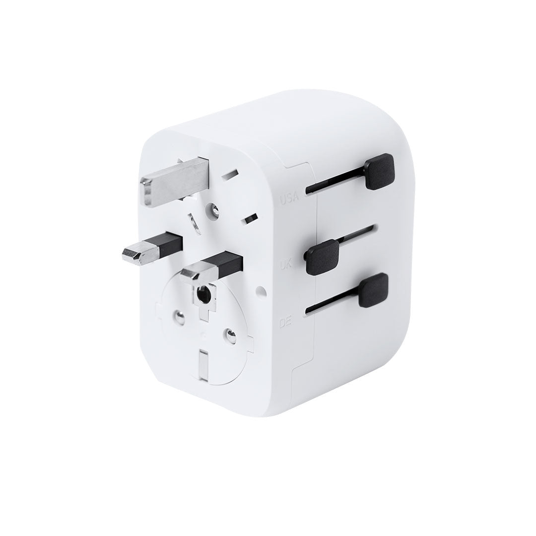 Adaptateur de prises complet, de design compact et portable Wando